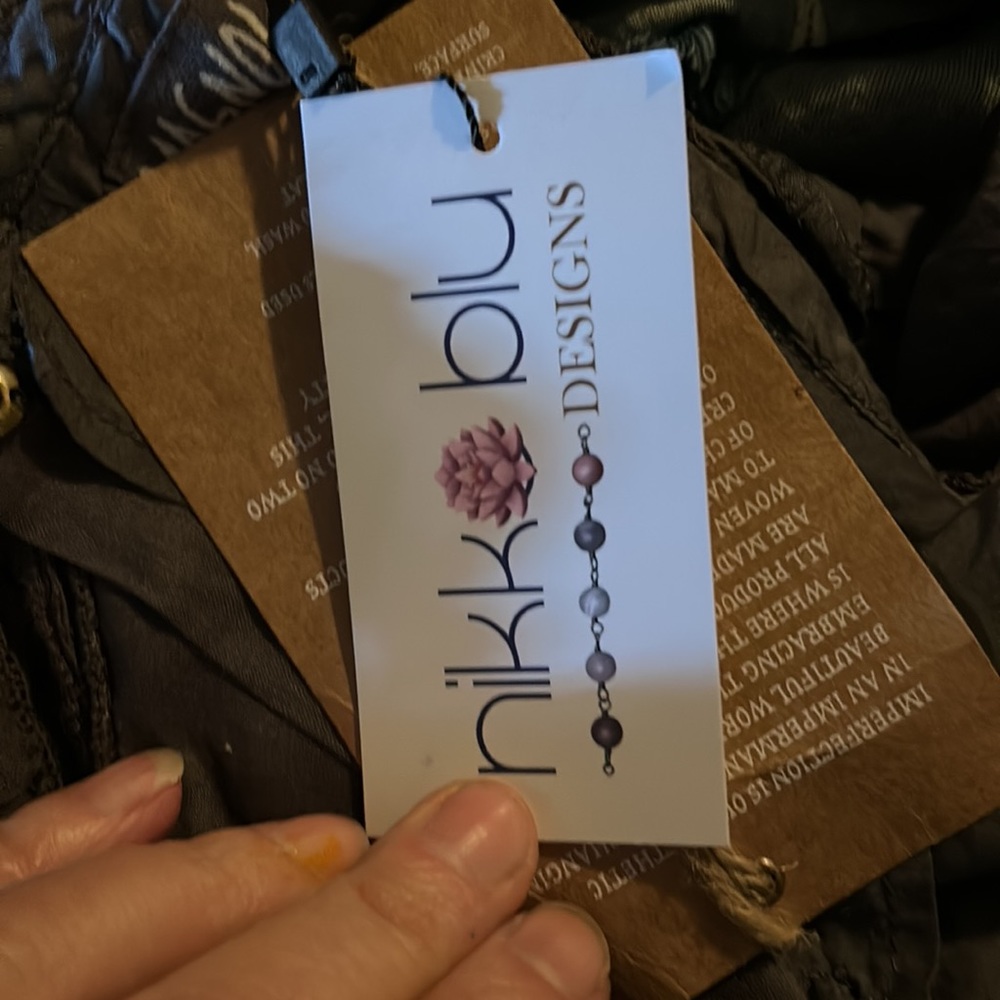 Magnolia Pearl Black Ruffled Dress - Picture 9 of 10